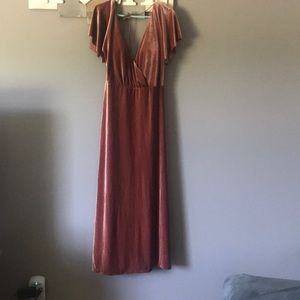Velvet Bridesmaids Dress